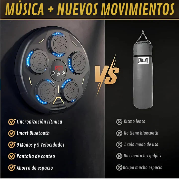 PowerBox IQ™  Maquina de Boxeo Inteligente (+Guantes y cuerda de salto de regalo)