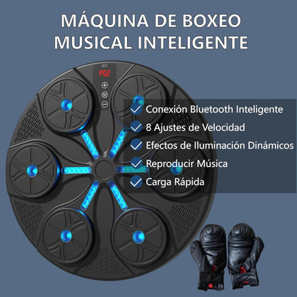 PowerBox IQ™  Maquina de Boxeo Inteligente (+Guantes y cuerda de salto de regalo)